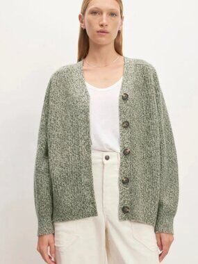 Everlane Chunky Heathered Wool Cardigan (Brand pics shown for fit only!!)